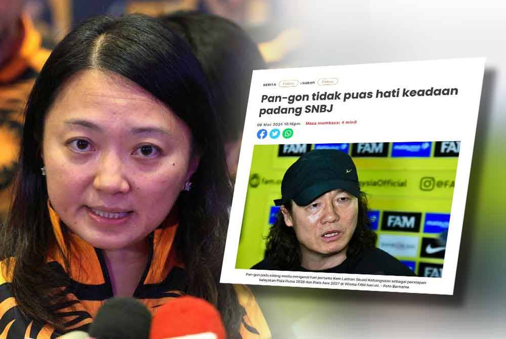 Hannah (kiri), Laporan Sinar Harian