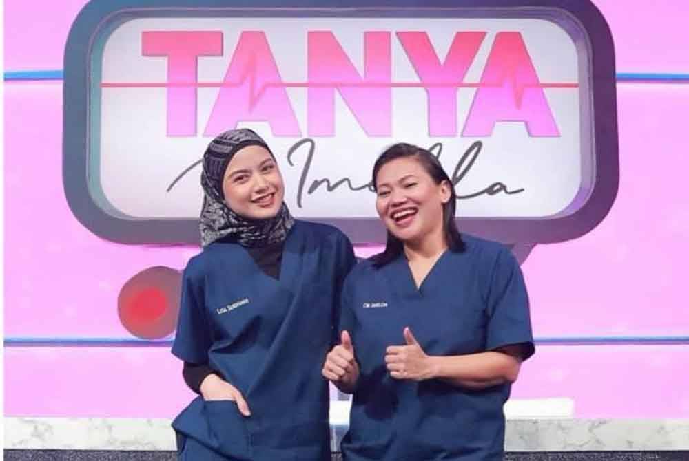 Prof Dr Imelda (kanan) dalam program Tanya Dr Imelda. 