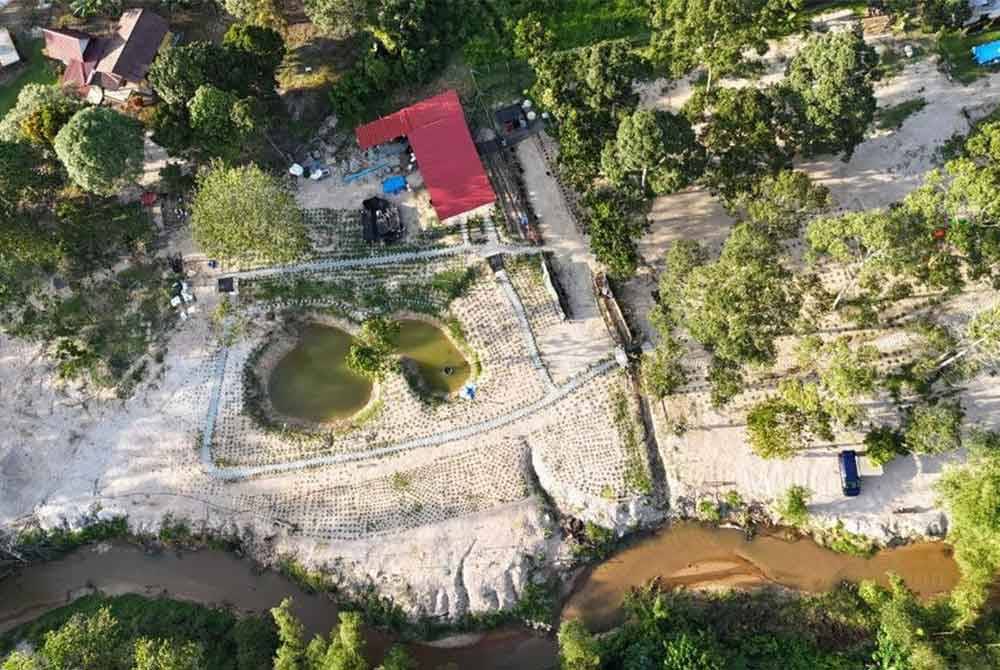Tapak perkhemahan di Johol tawar suasana kampung dan dusun.