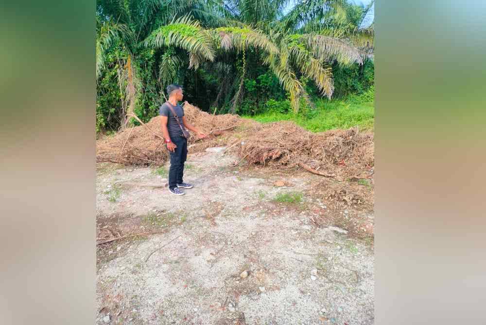 Lokasi penemuan sebahagian tulang di Kampung Batu 7, Tongkang Pechah.