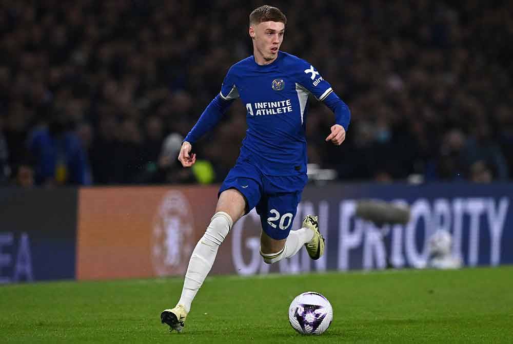 Cole Palmer tampil cemerlang dengan satu gol dan satu bantuan gol untuk Chelsea. Foto AFP