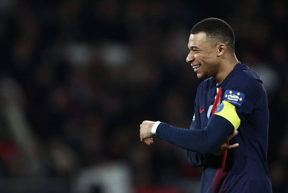 Kylian Mbappe antara pencetak gol PSG. -Foto AFP