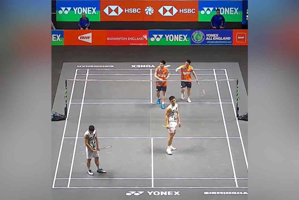 Aaron-Wooi Yik mara ke suku akhir. Foto Agensi