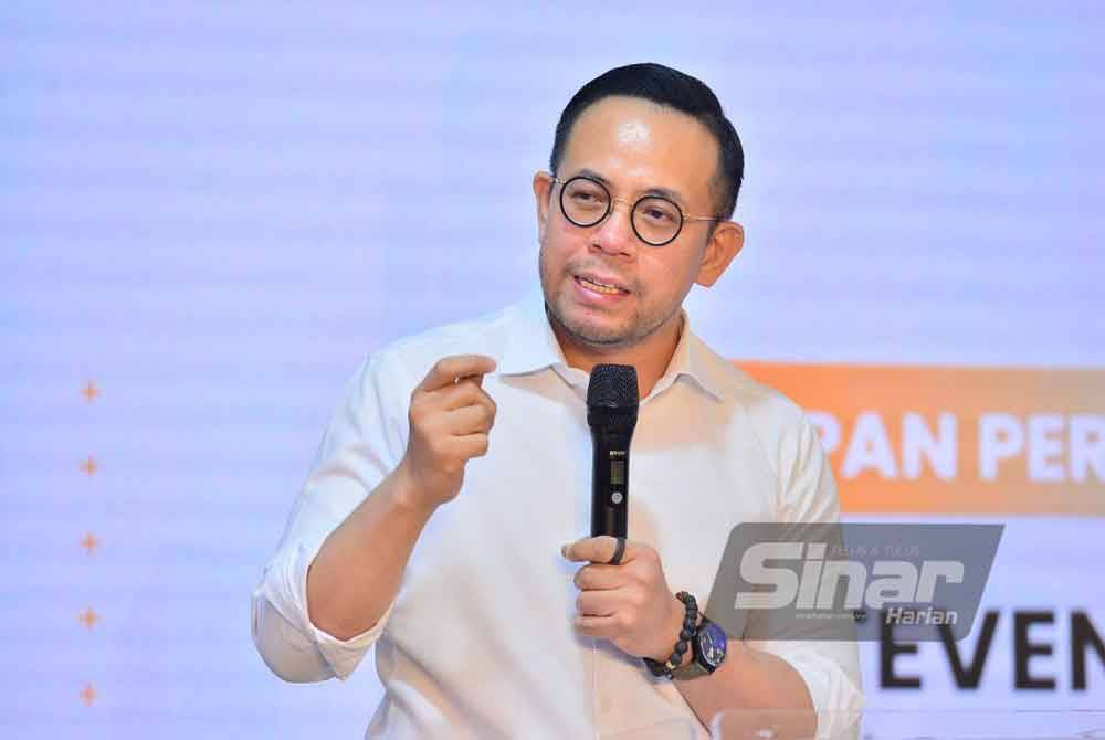 Steven ketika berucap di majlis pelancaran Geran Padanan LiKES di sini pada Isnin. FOTO SINAR HARIAN - ASRIL ASWANDI SHUKOR