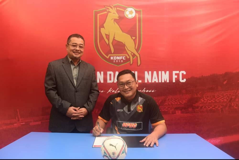 Rezal Zambery (kanan) bersama KDN FC dalam mengharungi Liga Super musim 2024-2025.