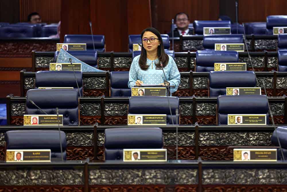 Hannah pada Persidangan Dewan Rakyat di Bangunan Parlimen pada Khamis. Foto Bernama