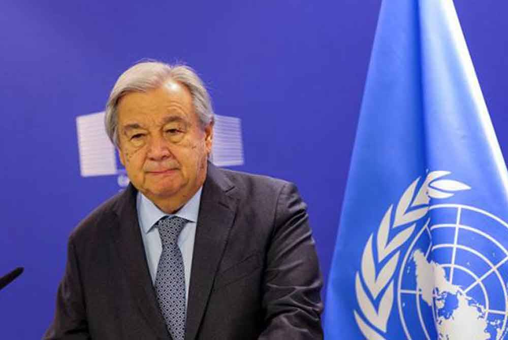 Guterres menggesa gencatan senjata di Gaza selain perang di Ukraine mengikut undang-undang antarabangsa dan kemanusiaan. - Foto Reuters