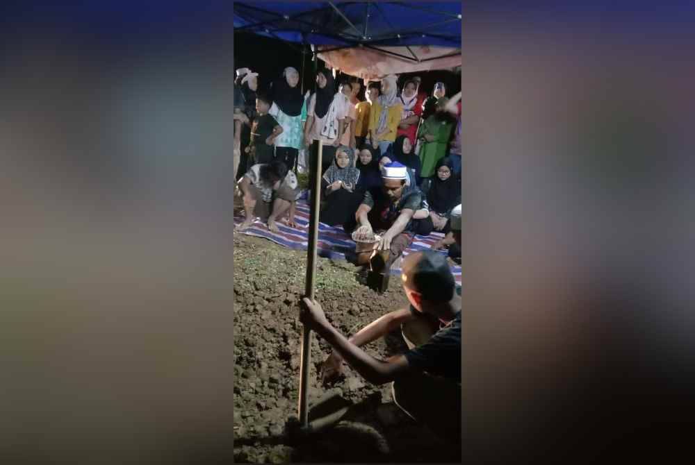 Ahli keluarga mangsa berkongsi mengenai sifat Allahyarham ketika kunjungan Ketua Bahagian Gagasan Rakyat Segama di kediamannya di Kampung Silabukan Peringkat 4, Tungku, Lahad Datu.