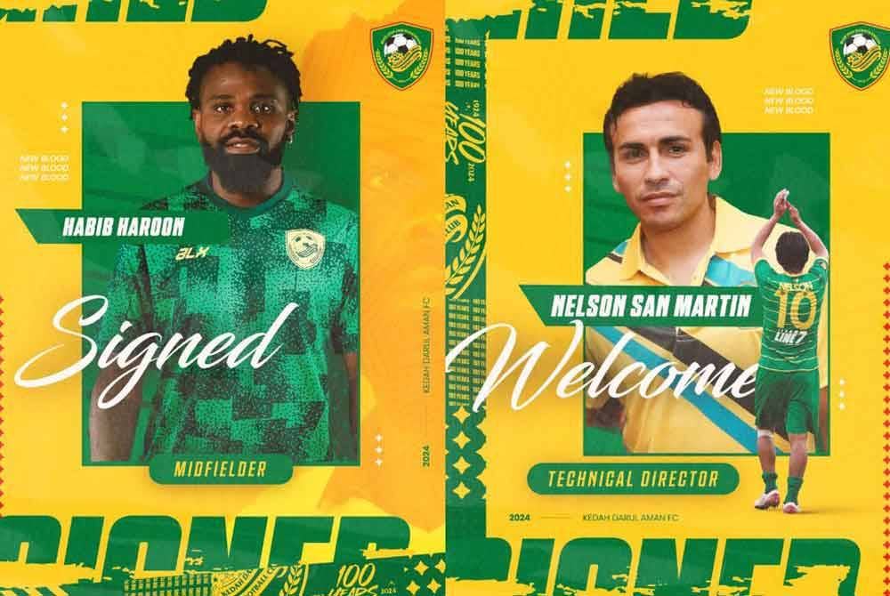 Habib (kiri) dan Nelson. Foto KDA FC