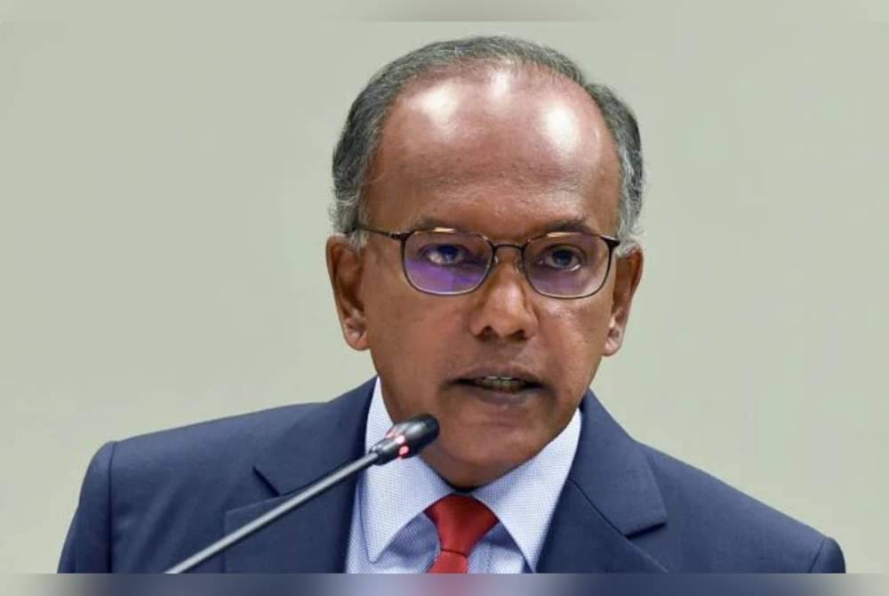 K Shanmugam. Foto fail AFP