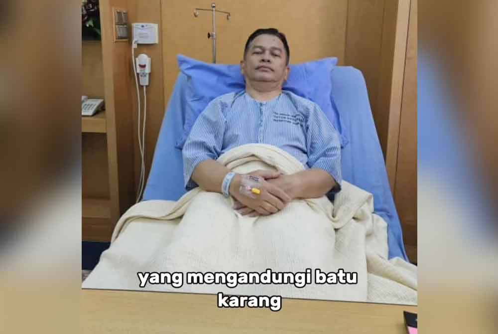 Mohd Na'im akan menjalani prosedur membuang kelenjar air liur pagi ini.