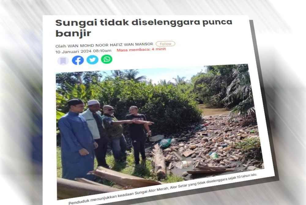 Laporan Sinar Harian pada 10 Januari lalu.