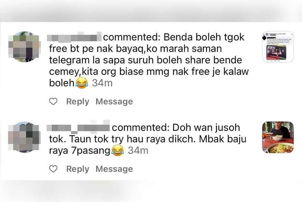 Ada yang turut memperlekehkan perkongsian di buat Azhan.