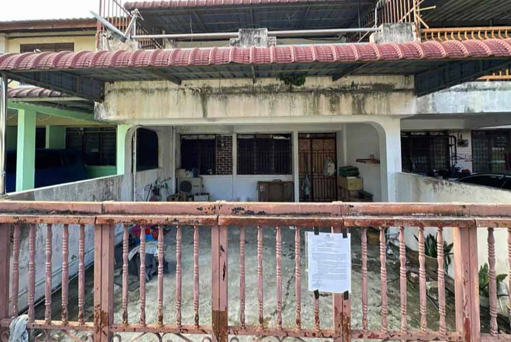 Keadaan rumah selepas operasi pembersihan dijalankan. Foto MBI