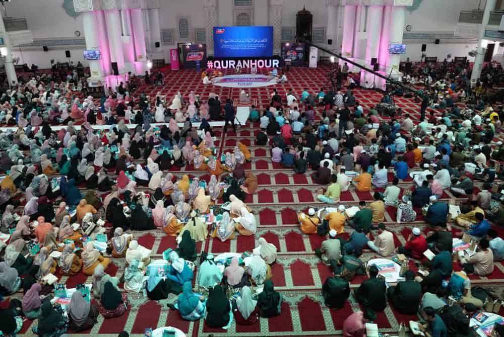 Program World #QuranHour mendapat penglibatan lebih daripada 70 buah negara.