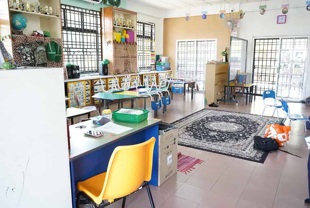 Keadan tadika selepas dipecah masuk pencuri.