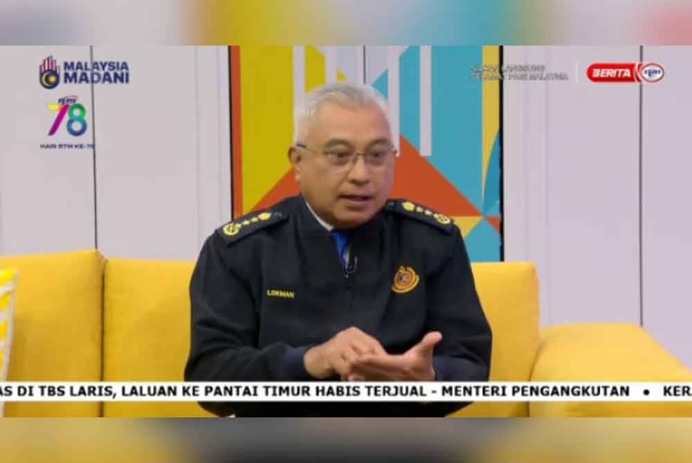 Lokman semasa program Selamat Pagi Malaysia yang membincangkan tajuk 'Keselamatan Jalan Raya, Tanggungjawab Bersama' pada Rabu.