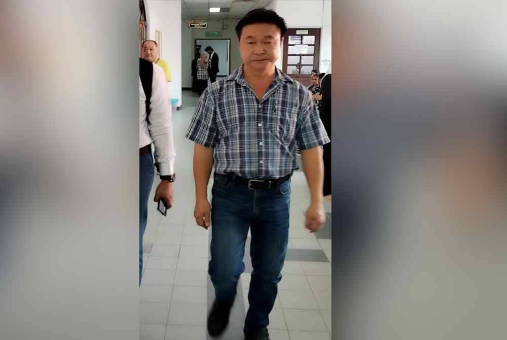Swee Huat tiba di Mahkamah Sesyen Johor Bahru pada Rabu