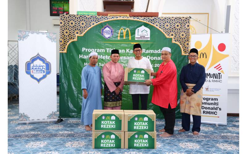 Lebih 300 Kotak Rezeki telah disumbangkan kepada komuniti yang memerlukan sepanjang program Ramadan McDonald’s Malaysia pada tahun ini.