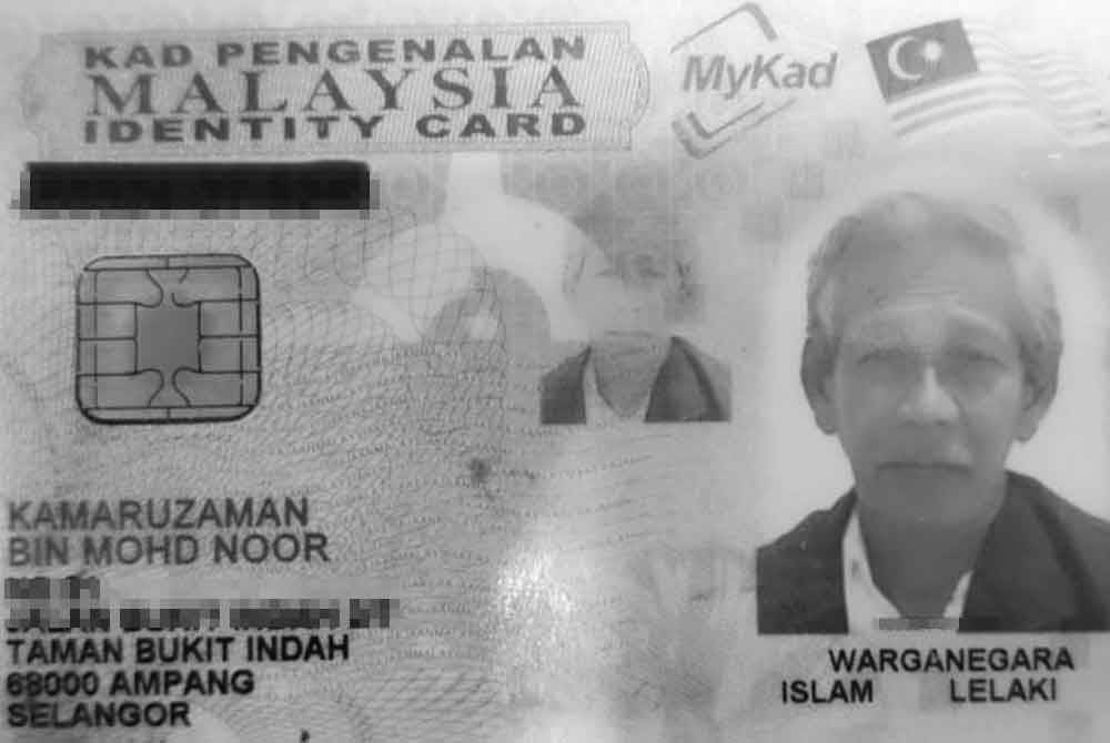 Allahyarham dikenali sebagai Kamaruzaman Mohd Noor dengan alamat terakhir adalah di Taman Bukit Indah Ampang Selangor.