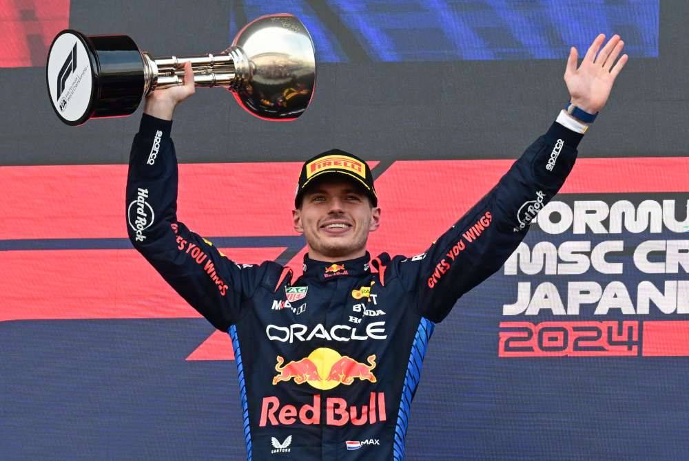 Verstappen menang kali ketiga di GP Jepun