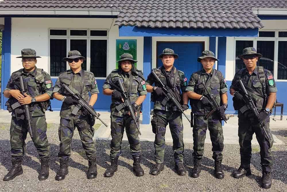 Anggota Batalion 4 PGA di Pos Haji Dorani tabah apabila tidak dapat pulang beraya sempena Aidilfitri ini.