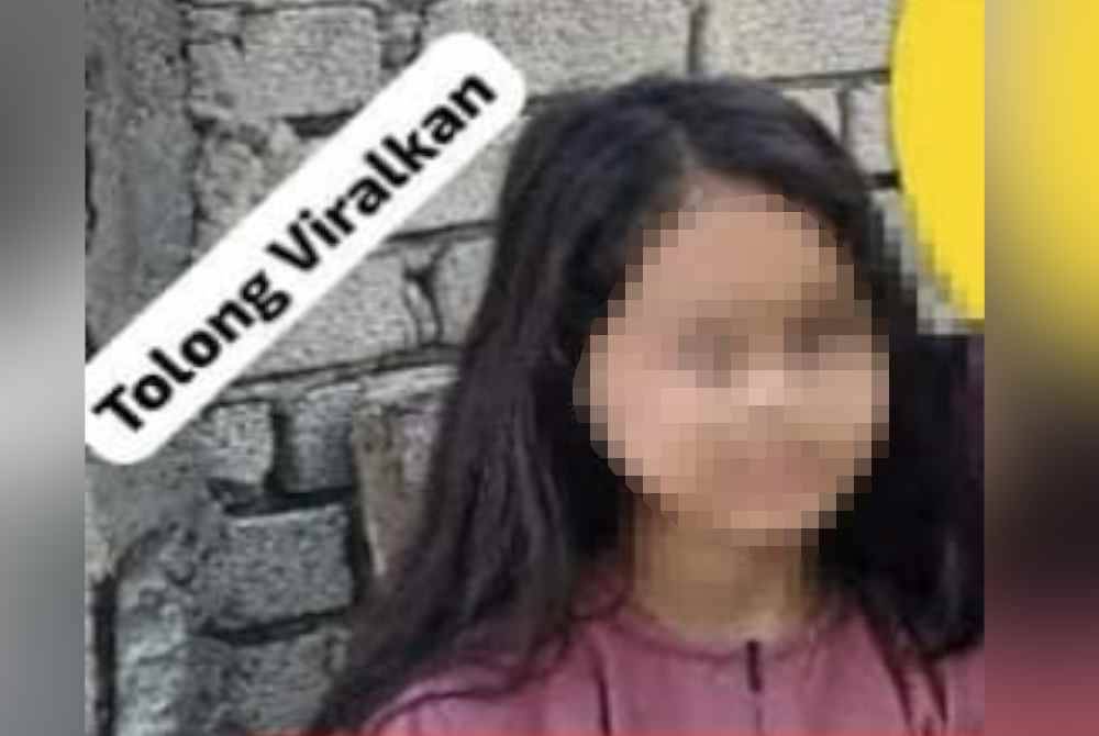 Kanak-kanak perempuan yang tular selepas hilang ketika bermain di hadapan rumahnya di Jeram di sini, Khamis lalu dilaporkan selamat.