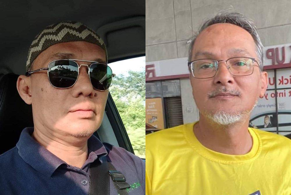 Mohd Kamal (kiri) dan Norzabidi