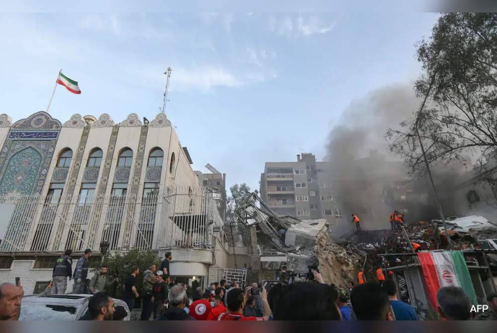 Israel 'dihukum' Teheran kerana melancarkan serangan ganas ke atas Kedutaan Iran di Damsyik pada 1 April lalu. Agensi