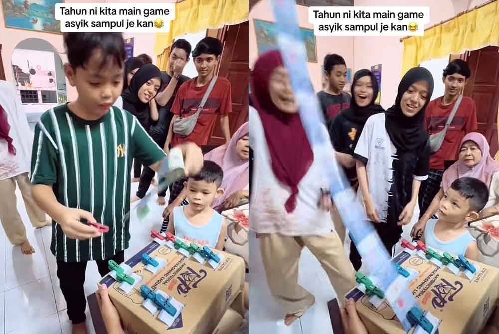 Keseronokan dalam berkongsi rezeki boleh dilakukan dalam pelbagai cara mengikut kreativiti masing-masing seperti melakukan cabutan bertuah mengikut nombor dan sebagainya.