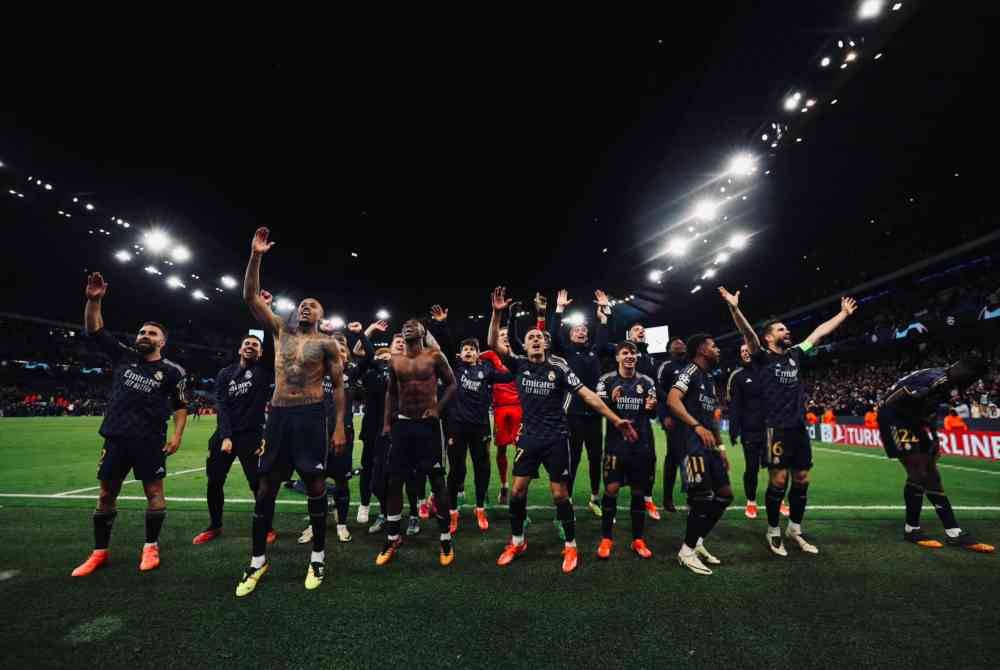 Real mara selepas menjinakkan penyandang juara Manchester City, 4-3 menerusi penentuan sepakan penalti