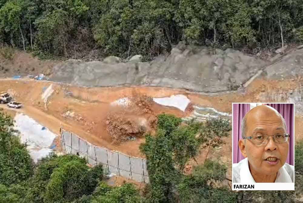 Kerja pemecahan bongkah batu di Projek Pakej 2: Jalan Pintasan dari Lebuhraya Tun Dr Lim Chong Eu ke Ayer Itam dijalankan mengikut prosedur yang ditetapkan.