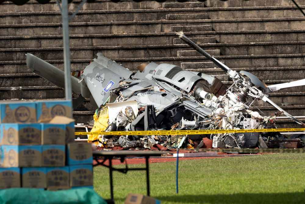 TERDAPAT ulama yang mengiaskan tertindih helikopter sebagai terhimpit dengan benda keras yang termasuk senarai dalam syahid akhirat. -Foto: Bernama