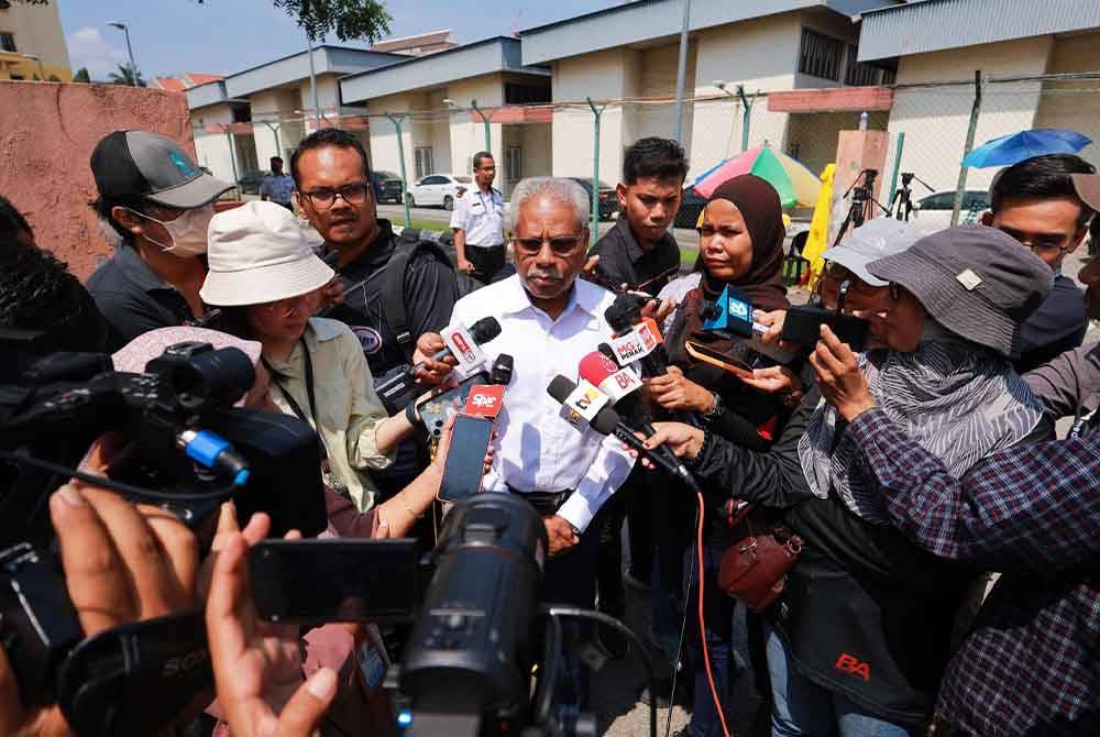 Sivanesan ketika bercakap kepada pemberita pada Rabu.