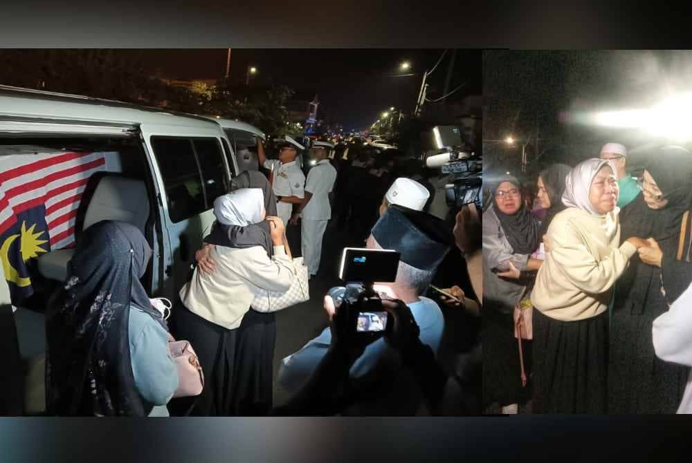 Suasana hiba dan sayu menyelubungi kediaman keluarga sebaik sahaja van yang membawa jenazah Mohammad Amirulfaris tiba kira-kira jam 9.05 malam Rabu.