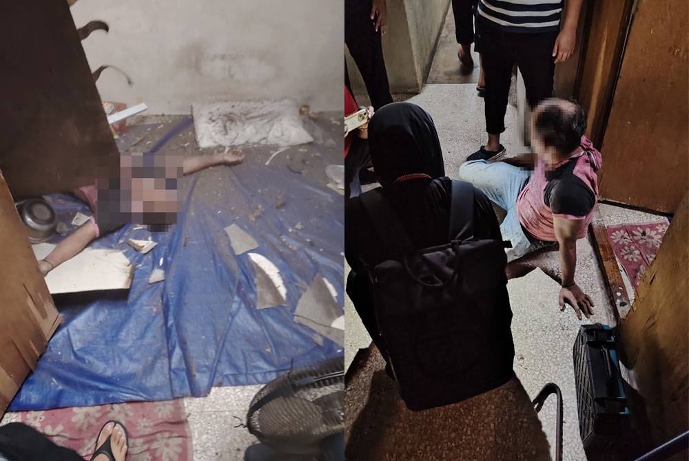 Seorang lelaki warga Bangladesh cedera selepas terjatuh dari siling ketika cuba bersembunyi daripada ditahan JIM di Jalan Abraham, Kuala Lumpur pada Jumaat.