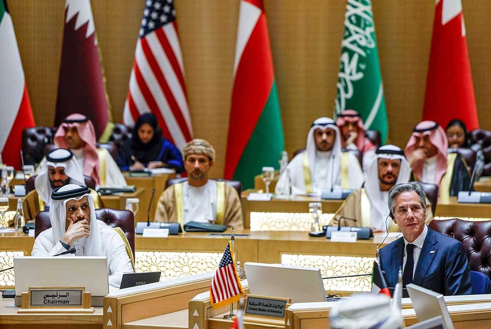 Beberapa negara Barat telah mencadangkan untuk menghentikan penjualan senjata dan menyekat perpindahan teknologi ke Israel dalam pakej langkah yang dibincangkan semasa mesyuarat dua hari di ibu negara Arab Saudi, Riyadh. Foto AFP