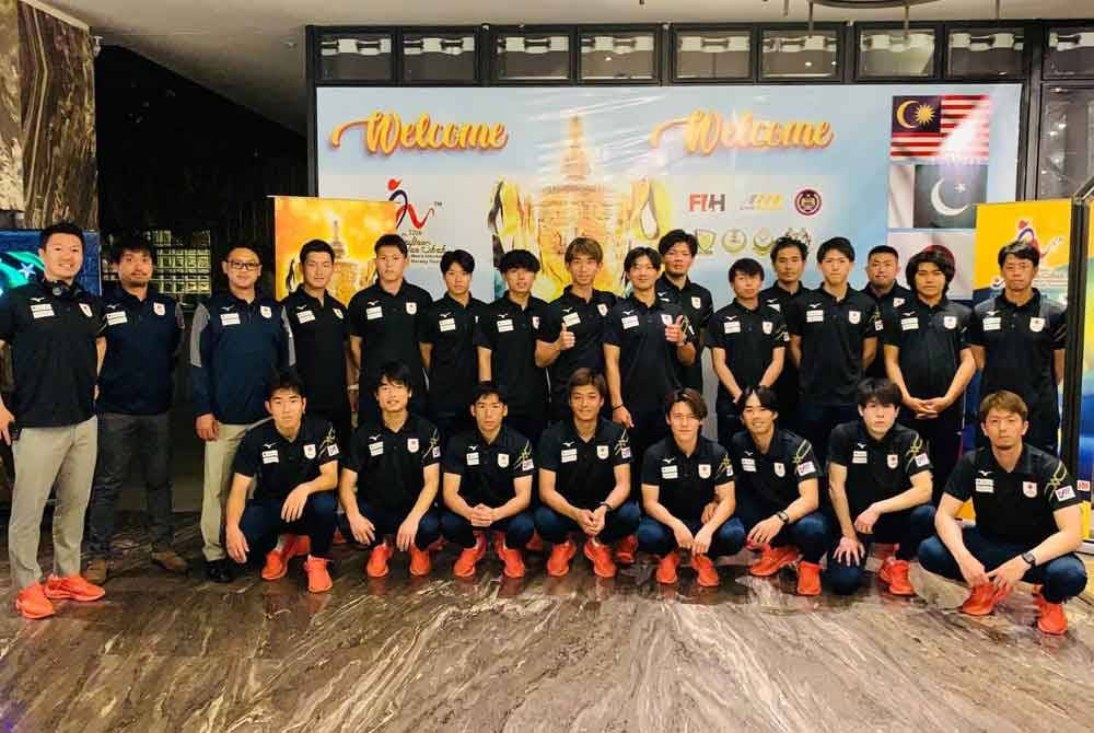 Skuad hoki Jepun bagi saingan Piala Sultan Azlan Shah 2024.