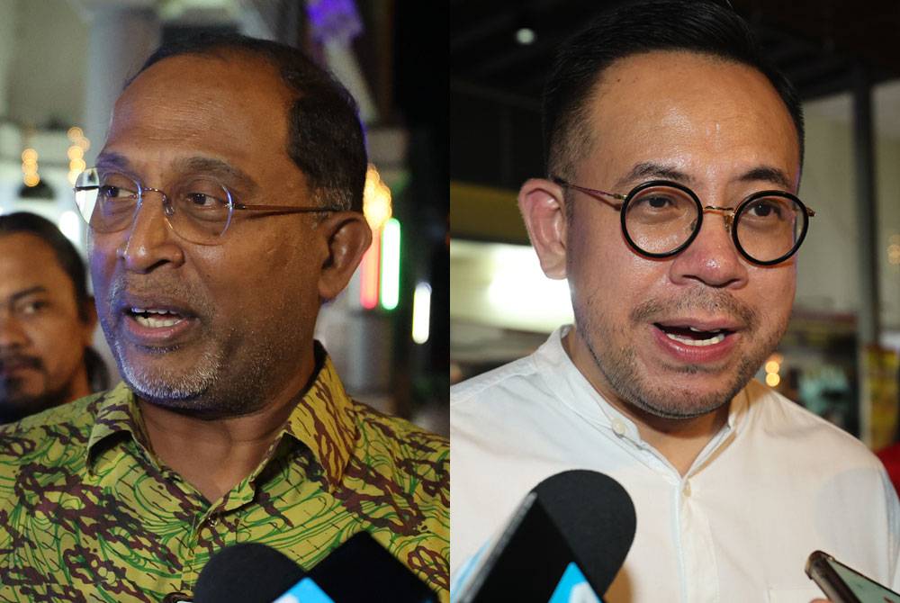 Dari kiri: Zambry, Steven Sim