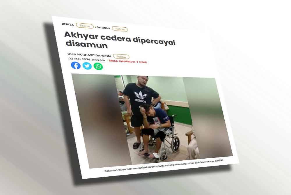 Laporan Sinar Harian.