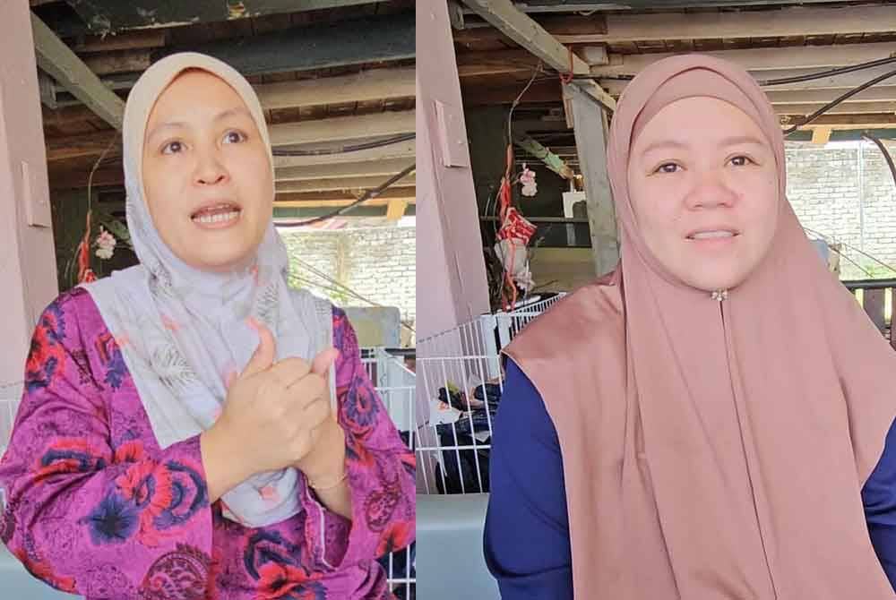 Gambar dari kiri: Norsyafiqah Aliyah, Nursyazriani