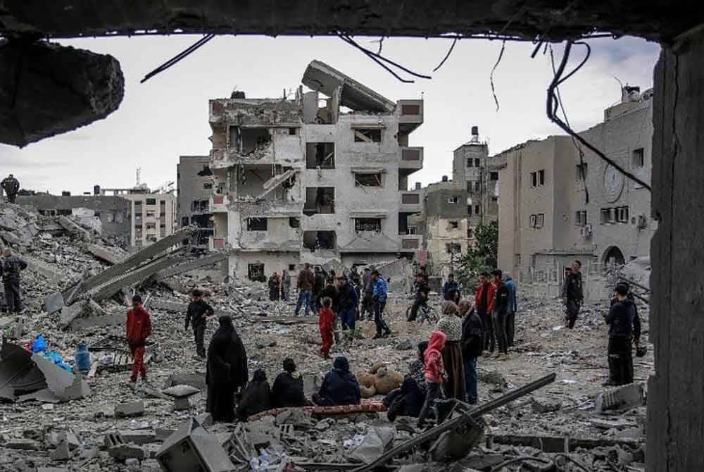 Kira-kira 65 peratus struktur di Gaza yang musnah adalah kediaman penduduk.