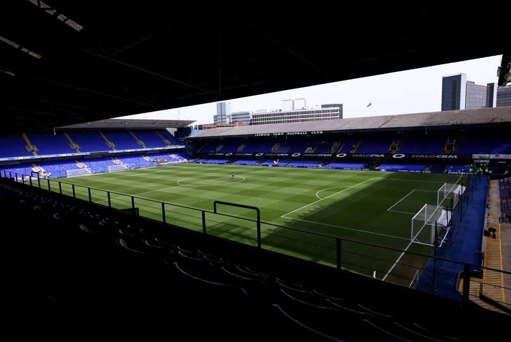 Portman Road gelanggang Ipswich Town. Foto Agensi
