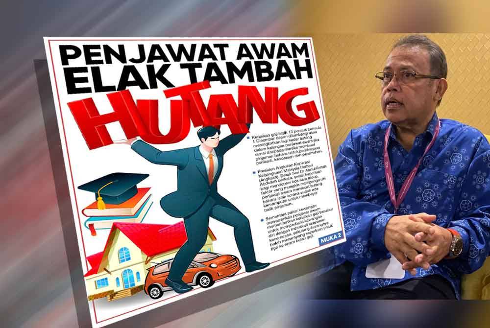 Laporan muka depan Sinar Ahad. Abdul Fattah (kanan).