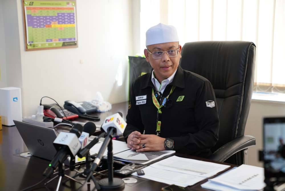 Ashrof ketika sidang media di ibu pejabat TH Madinah.