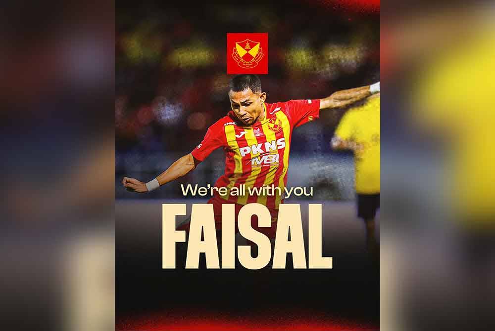 Faisal menjadi mangsa simbahan asid pada Ahad.