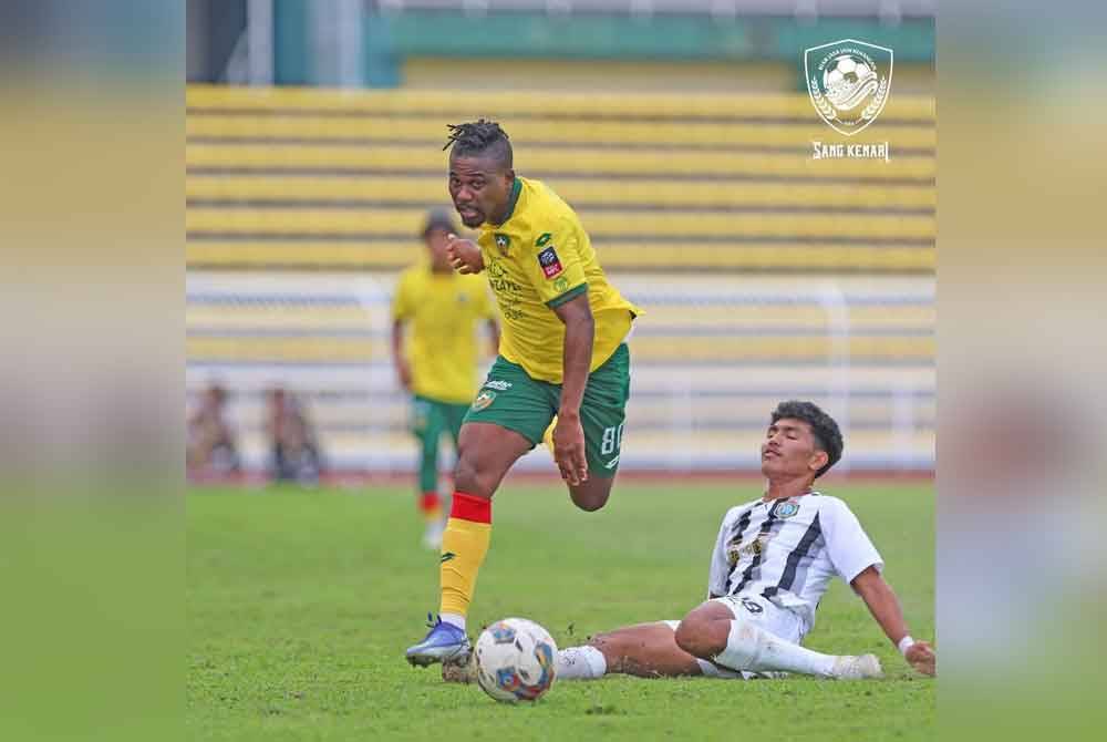 Penyerang dari Ghana tersebut sudah serasi dengan kem Sang Kenari kerana beraksi bersama KDA FC B pada musim lalu. FOTO KDA FC