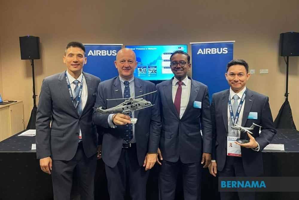 Pengeluar pesawat, Airbus merancang untuk melabur dalam simulator penerbangan helikopter ketiganya di Subang, Selangor, dengan operasi dijangka bermula menjelang 2026. Foto Bernama