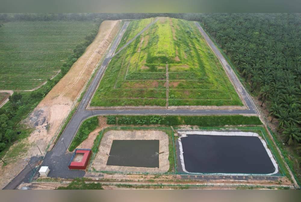 Keadaan TPSP Paya Kemunting selepas Projek Inisiatif Hijau Pemuliharaan Alam Sekitar.