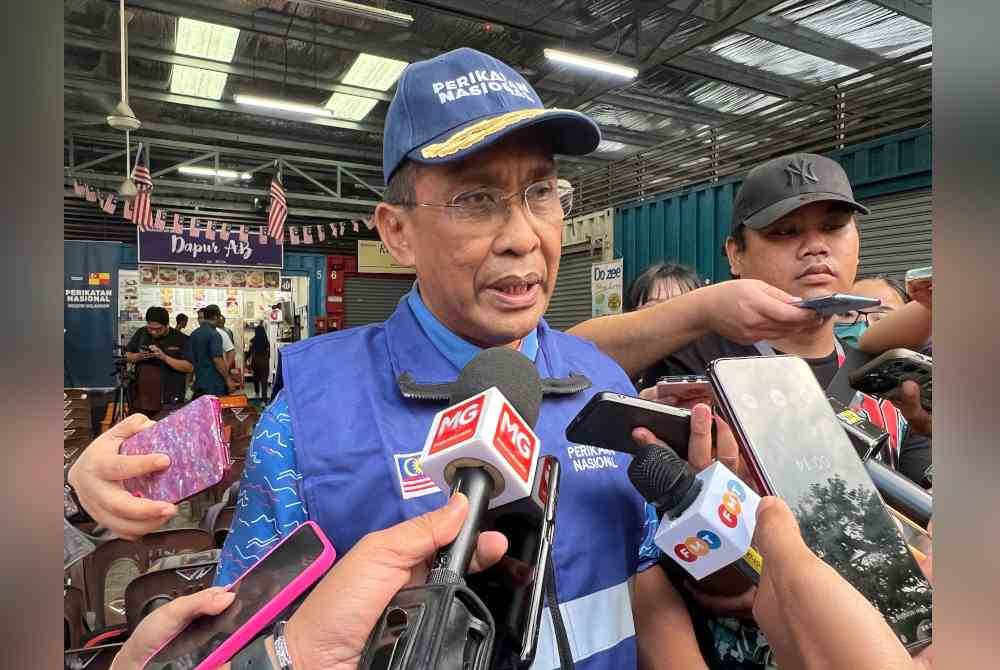 Takiyuddin ketika ditemui selepas pelancaran manifesto PN di Kuala Kubu Baharu pada Isnin.